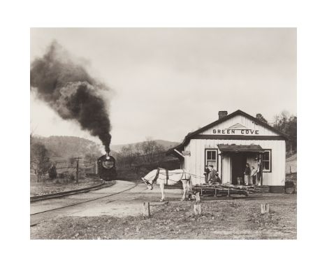 O. WINSTON LINK (AMERICAN 1914-2001) MAUD BOWS TO THE VIRGINIA CREEPER, GREEN GOVE, 1950s Silver gelatin print, artist's copy