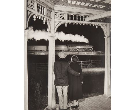 O. WINSTON LINK (AMERICAN 1914-2001) THE POPES AND THE LAST PASSENGER TRAIN, MAX MEADOWS, VIRGINIA, Silver gelatin print, art