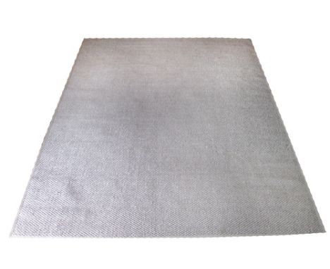 CALVIN KLEIN JUTE CARPET, 305cm x 242cm, woven oatmeal ground.