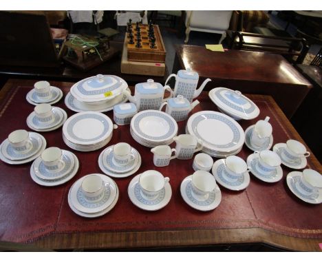 A Royal Doulton Counterpoint pattern part tea and dinner service, comprising approximately 67 pieces 