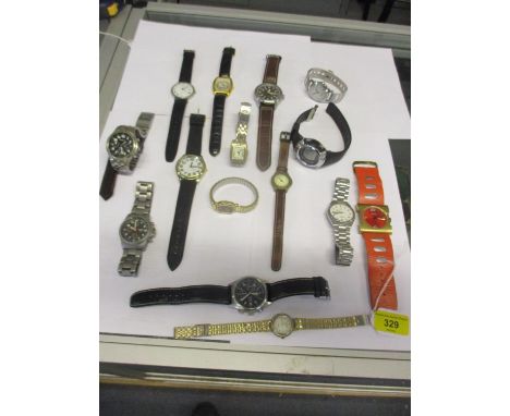 A mixed lot of watches to include Longines, Pulsar Chronograph, Sekonda and others 