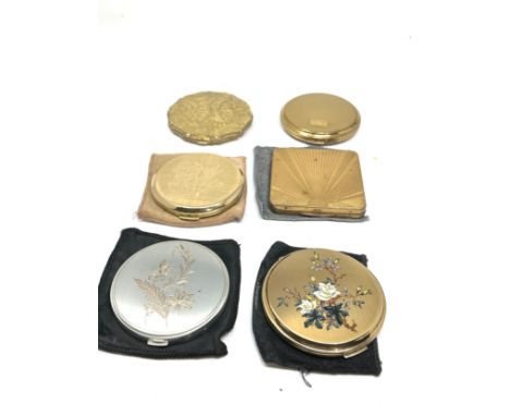 selection of vintage compacts inc diana marsh stratton etc 