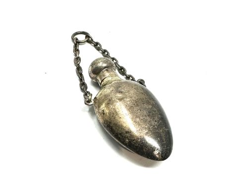 Vintage silver chatelaine scent bottle botlle measures approx 4.5cm 
