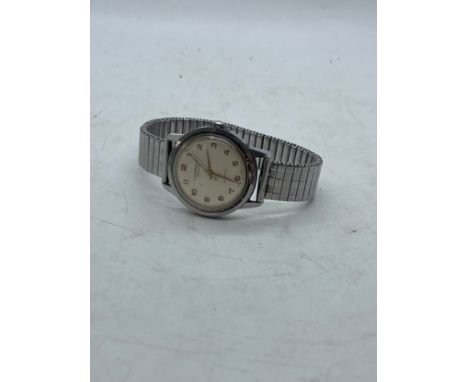 Mens Vintage JW Benson Wristwatch Hand-Wind Working 