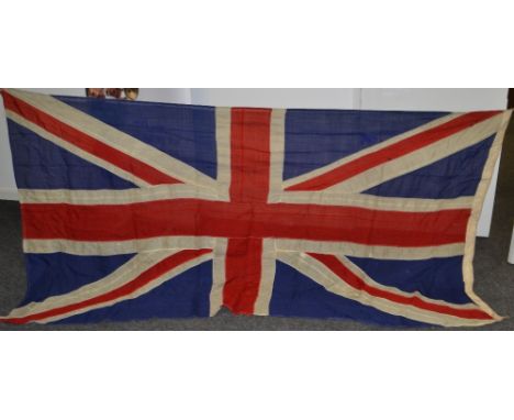 A vintage linen Union Jack;a handkerchief printed France forever; etc (3)