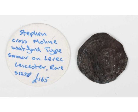 A scarce Stephen hammered silver penny 1135-1154, cross moline Watford type, moneyer appears to read 'Sama', probably Samar o