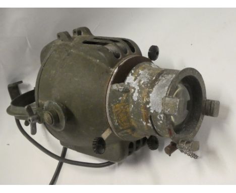 A vintage painted metal studio spot lamp by Strand Electric