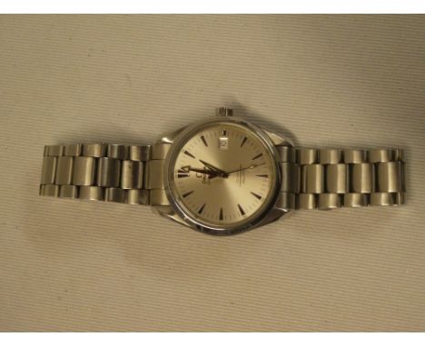 A gentleman's Omega Seamaster Co-axial chronometer wristwatch in stainless steel mounts