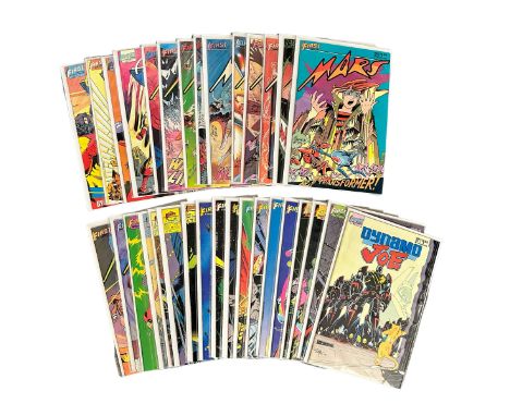 First Comics Dynamo Joe, Mars, Alter Ego: Dynamo Joe 1980s Nos 1-15 plus Special (16): No1: Alter Ego 1986 Nos 1, 2, 3, 4 of 