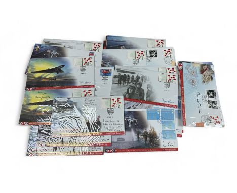 Great Britain First Day Covers, to include; 2007 Falklands conflict 25th Anniversary collection, all signed, noted Prince Phi