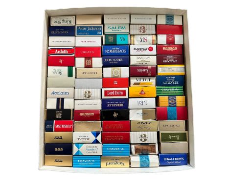 Selection of Empty Cigarette Packets to include: State Express 555 x 3, Jubilee, Slim Kings, Piccadilly, Acclaim, Lambert &am