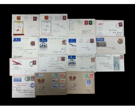 Great Britain, 1928-46 Internal Flight Covers, interesting selection of fifteen 1928-46 Covers to include; G.W.R. and Railway