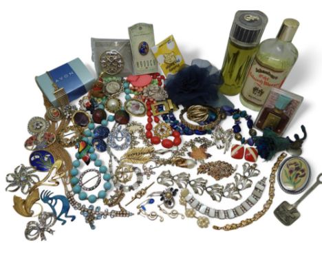A collection of costume jewellery to include items by Bond Boyd, Avon, Sarah Coventry and Jewelcraft, to include vintage perf