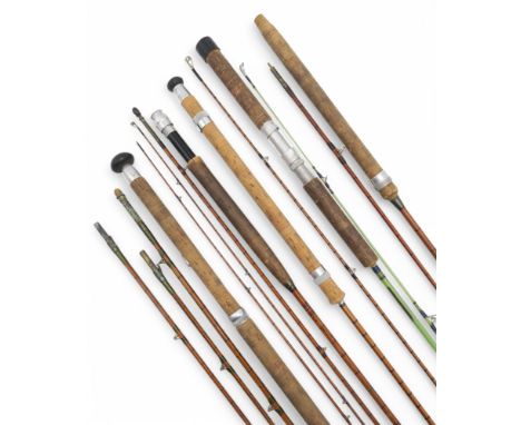 Split-cane fishing rods, with examples by J.S.S. Walker Bampton &amp; Co., Hardy Brothers and Alex Martin (The Scotia Salmon"