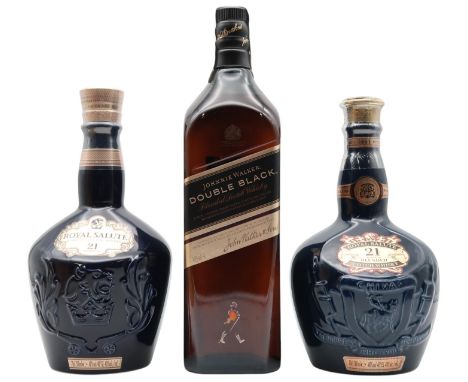 CHIVAS BROTHERS 21 Year Old Royal Salute Blended Scotch Whisky, The Sapphire Flagon, 70cl 40% vol 21 Year Old Royal Salute Bl