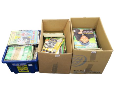 Glasgow Celtic F.C. A large collection of Celtic View magazines, early-2000s; together with a further quantity of match progr