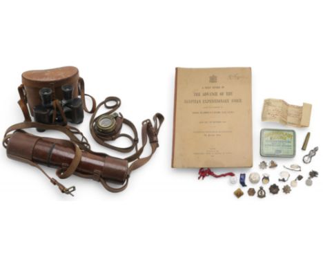 A WW1 1916-dated Tel. Sig. (Mk. IV) military telescope by Negretti &amp; Zambra, London, no. 19193; a 1917-dated Verner's Pat