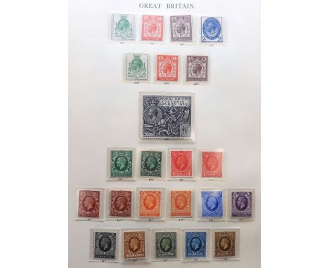 Great Britain a loose leaf album containing Victoria 1/d black T and E in corners, 1/d black K and K in corners, imperforate&