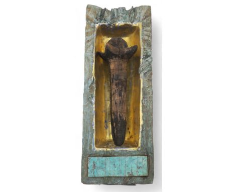 CAREY MORTIMER (BRITISH B.1962) &nbsp;FROM 'THE SANDMAN' &nbsp;Mixed media construction, signed and inscribed on label, 64.5 