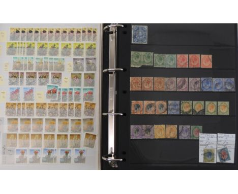 SOUTH AFRICA a collection on stock sheets to include 1910 2 1/2 d blue Union Of South Africa uswed, 1/2 d through to 6 d, 1'3
