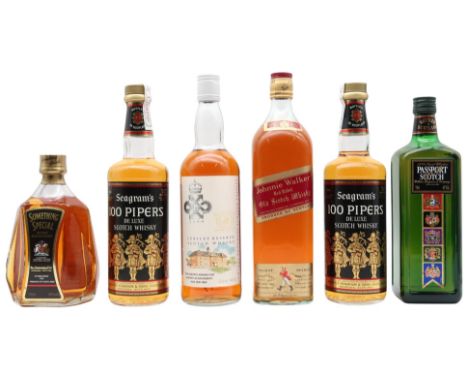 Passport Scotch Whisky 75cl 43°GL Seagram's 100 Pipers De Luxe Scotch Whisky 750ml ALC. 40% (80 US Proof) Seagram's 100 Piper