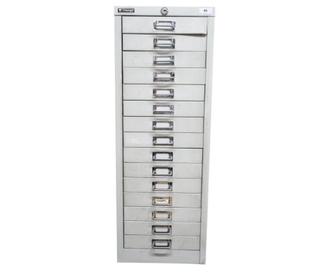 A 20th century steel Triumph fifteen drawer tool chest, 84cm high x 31cm wide x 42cm deep Condition Report:Available upon req