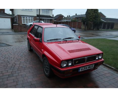 Lovely low mileage Lancia Delta. Offered in the striking Red and with an honest body, it will only require minor recommission
