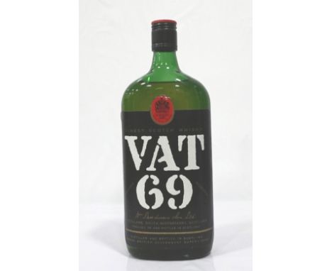 VAT 69 BLENDED SCOTCH WHISKY - 1960'S BOTTLINGA well presented bottle of the VAT 69 Finest Scotch Whisky.  No strength or cap