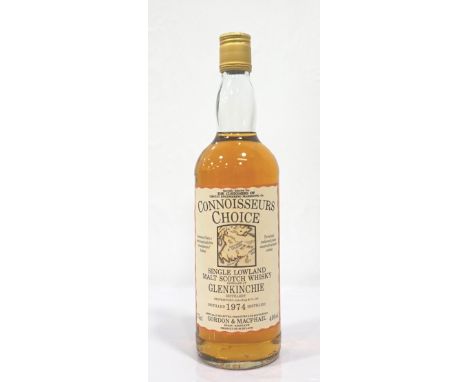GLENKINCHIE 1974 CONNOISSEURS CHOICEA scarce bottle of the Glenkinchie 1974 Vintage Single Malt Scotch Whisky from Gordon & M