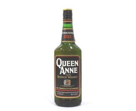 QUEEN ANNE RARE SCOTCH WHISKY 70 PROOFA bottle of the Queen Anne Rare Blended Scotch Whisky from the late 1960s/ early 1970s.