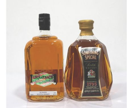 PAIR OF BLENDED SCOTCH WHISKIESA duo of bottles of Whisky comprising:  USQUAEBACH MILLENNIAL Blended Scotch Whisky,  75cl.  4