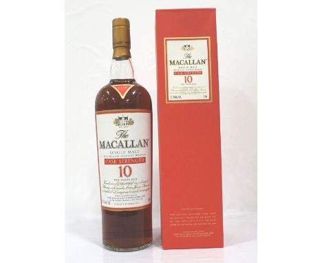 MACALLAN 10YO CASK STRENGTHMacallan distillery has always been famous for its wood policy an this bottling is the result of t