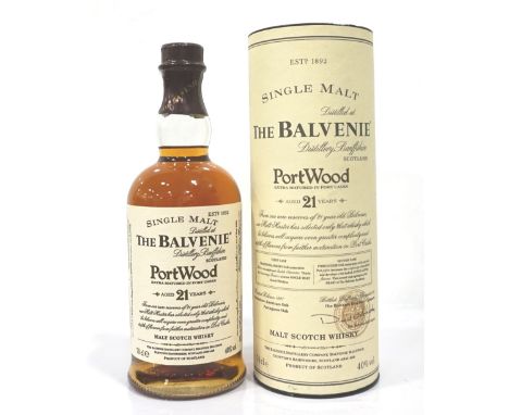 BALVENIE 21YO PORT WOOD 1997A Limited Release bottle of the Balvenie 21 Year Old Port Wood Single Malt Scotch Whisky.  70cl. 