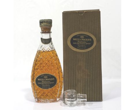 WHYTE & MACKAYS "SUPREME" RARE OLD SCOTCH WHISKYA 1960's bottling of the Whyte & Mackays "Supreme" Rare Old Scotch Whisky.  A
