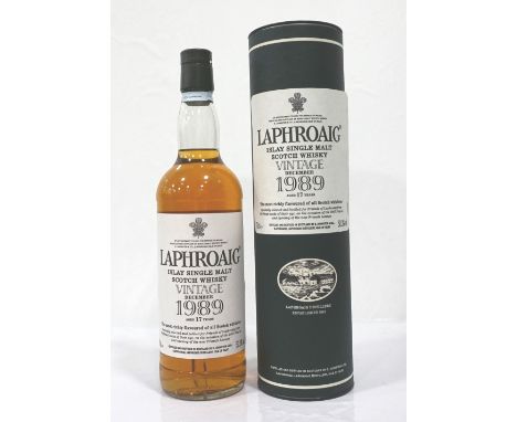 LAPHROAIG 17YO 1989 VINTAGE FEIS ILE 2007Bottled for the Feis Ile Festival 2007 and to commemorate the opening of the new Fri