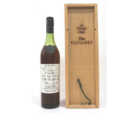 THE GLENLIVET 21 YEARS OLD - FOR THE CHAIRMANGlenlivet 21 Year Old - For the Chairman Single Malt Scotch Whisky.  75cl.  43% 