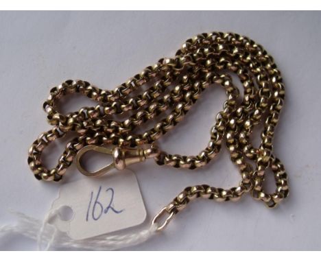 A heavy 9ct belcher link chain 21” long 13.3g   