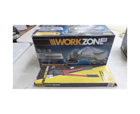 Workzone 710watt Drywall Sander together with Workzone Boltcutters 450mm (2) 