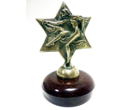 Star Cars Factory Mascot  A charming 'Dancing Girl Within a Star' factory mascot for Star Light Cars of Wolverhampton; the da