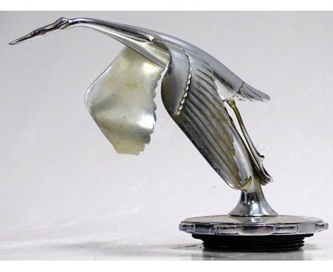 An Early Hispano Suiza Flying Stork Mascot, As Fitted to 6-Cylinder Models  Very early totally correct example, originally fi