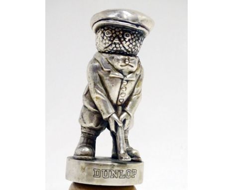 Rare 'Dunlop Golfer' Accessory Mascot  A similar mascot to John Hassall's famous 'Bobby' policeman; it features a spring load