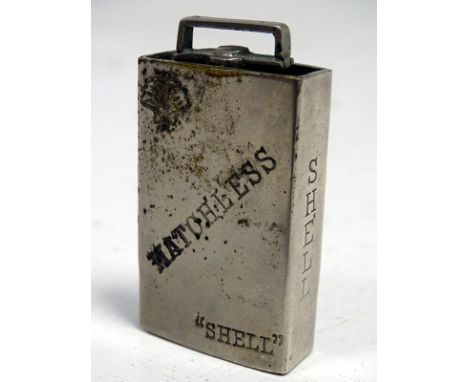 A Rare Shell Petrol '2 Gallon can' Cigarette Lighter, 1920s  Designed to mimic the famous Shell 2 gallon petrol cans of the p