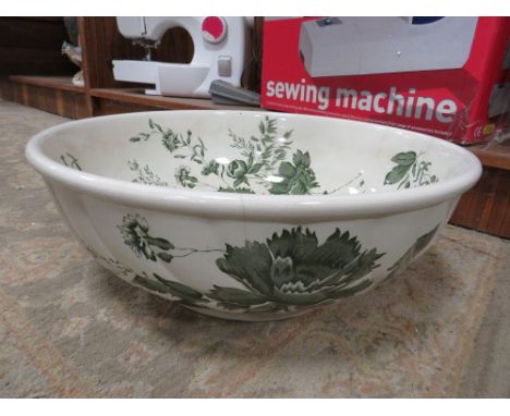 A FOLEY FLORAL CERAMIC WASH BOWL