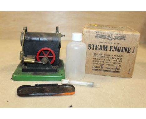 A BOXED VINTAGE SEL MODEL STEAM ENGINE