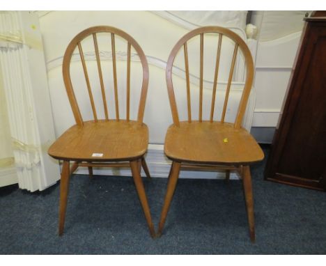 A PAIR OF ERCOL CHAIRS
