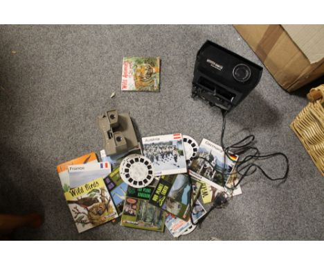 TWO VINTAGE VIEWMASTERS TOGETHER WITH  INSERTS