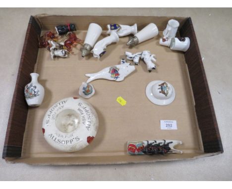 A COLLECTION OF VINTAGE CRESTED WARE 
