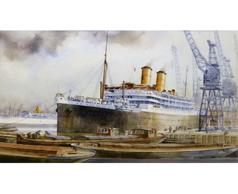 K. Glen, (20th/21st century), "Orama", signed lower right hand corner, watercolour 34 x 43 cm (partially covered by the mount