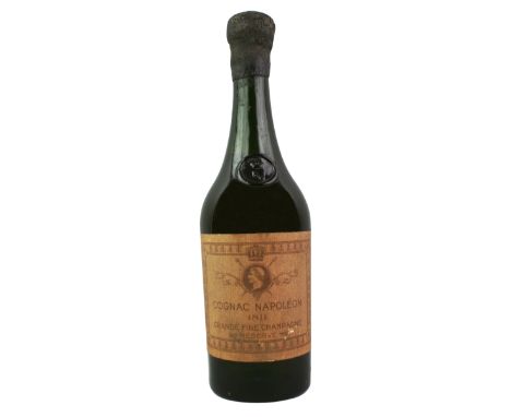 Napoleon Grande Fine Champagne Cognac Reserve, 1811, 1 bottle. Perhaps one of the rarest finds, this bottle represents an imp