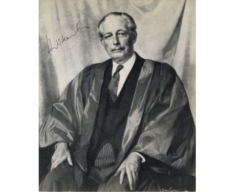 BRITISH PRIME MINISTERS: Small miscellaneous selection of autographs by various British Prime Ministers comprising Harold Mac